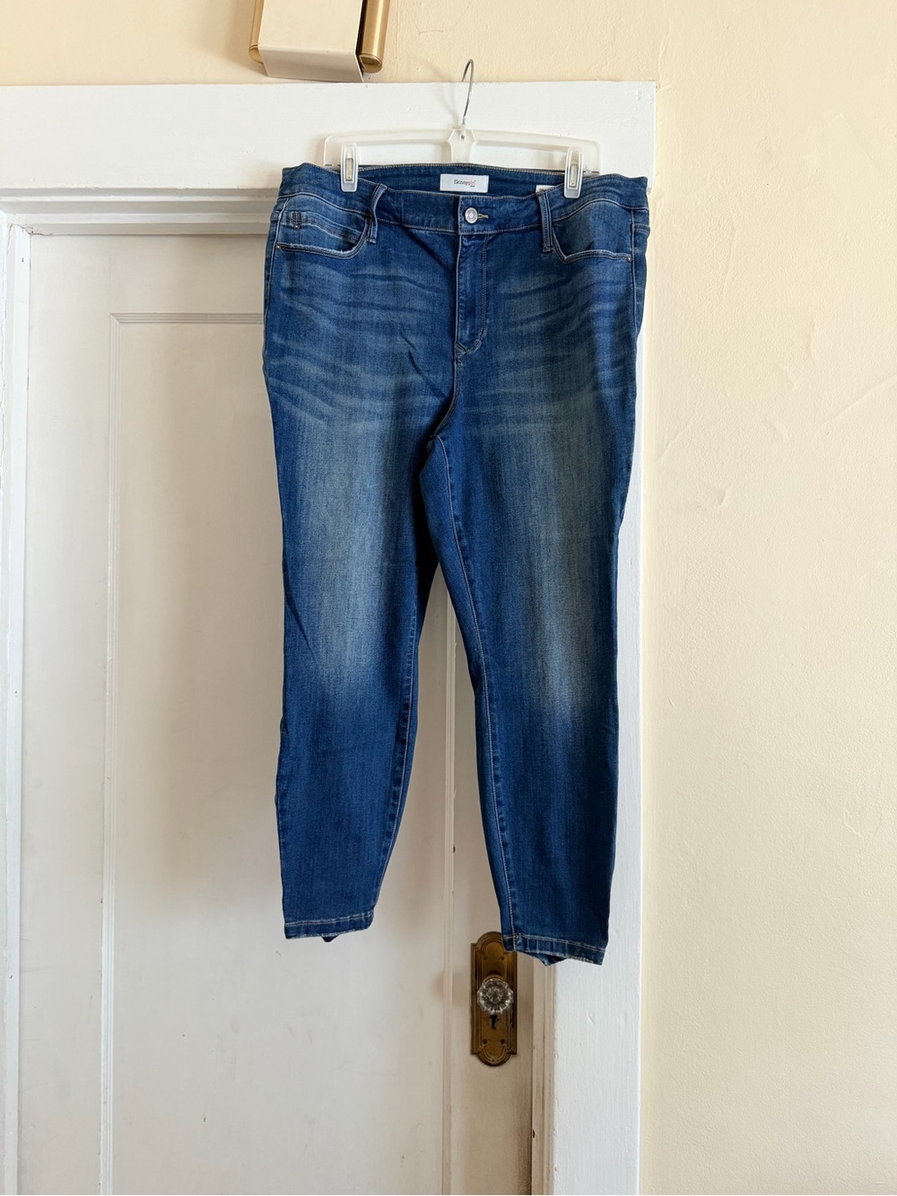 Skinnygirl Dark Blue Ankle Crop Jeans